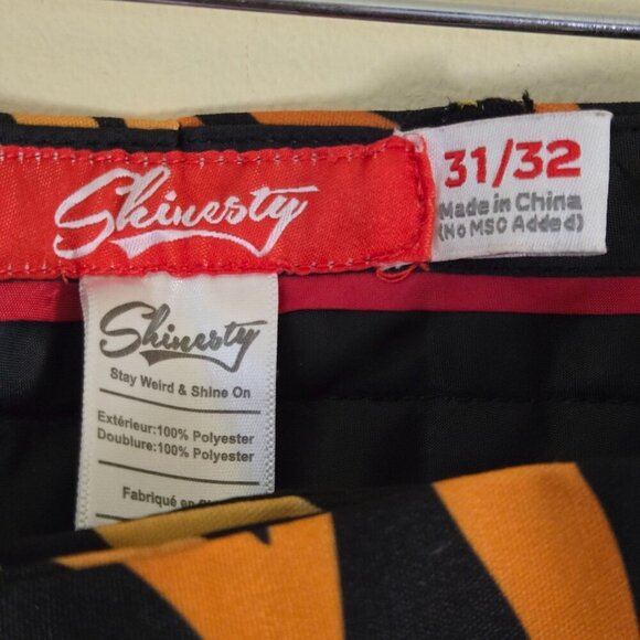 Shinesty The Make Them Purr Tiger Print Suit Statement Piece Size 38/31/32 - Picture 15 of 16